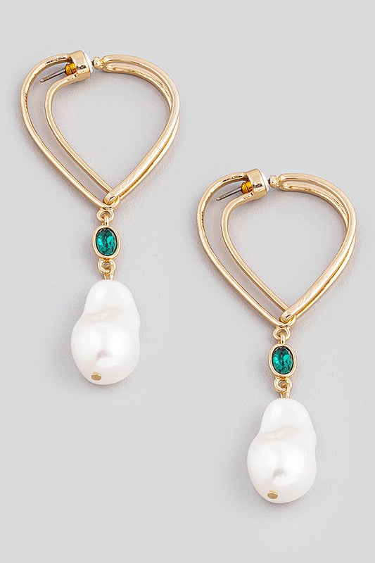 Pearl Teardrop Earrings – Harper Seven Boutique