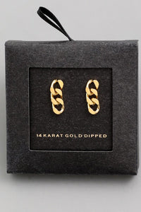 Lincoln Mini Drop Earrings (GOLD)